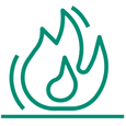 Densité élevée pour une combustion stable